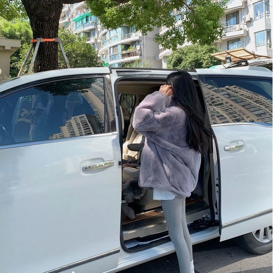 Áo khoác len cotton cổ đứng dáng dài phong cách Hàn Quốc thời trang cho nữ