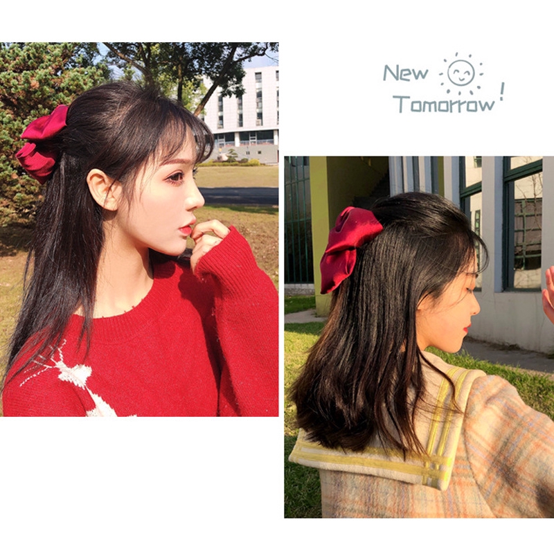 Dây buộc tóc thắt nơ chất lượng cao xinh xắn cho nữ