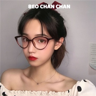 GỌNG KÍNH CẬN DẺO MẮT MÈO XẾCH HÀN QUỐC TRONG SUỐT