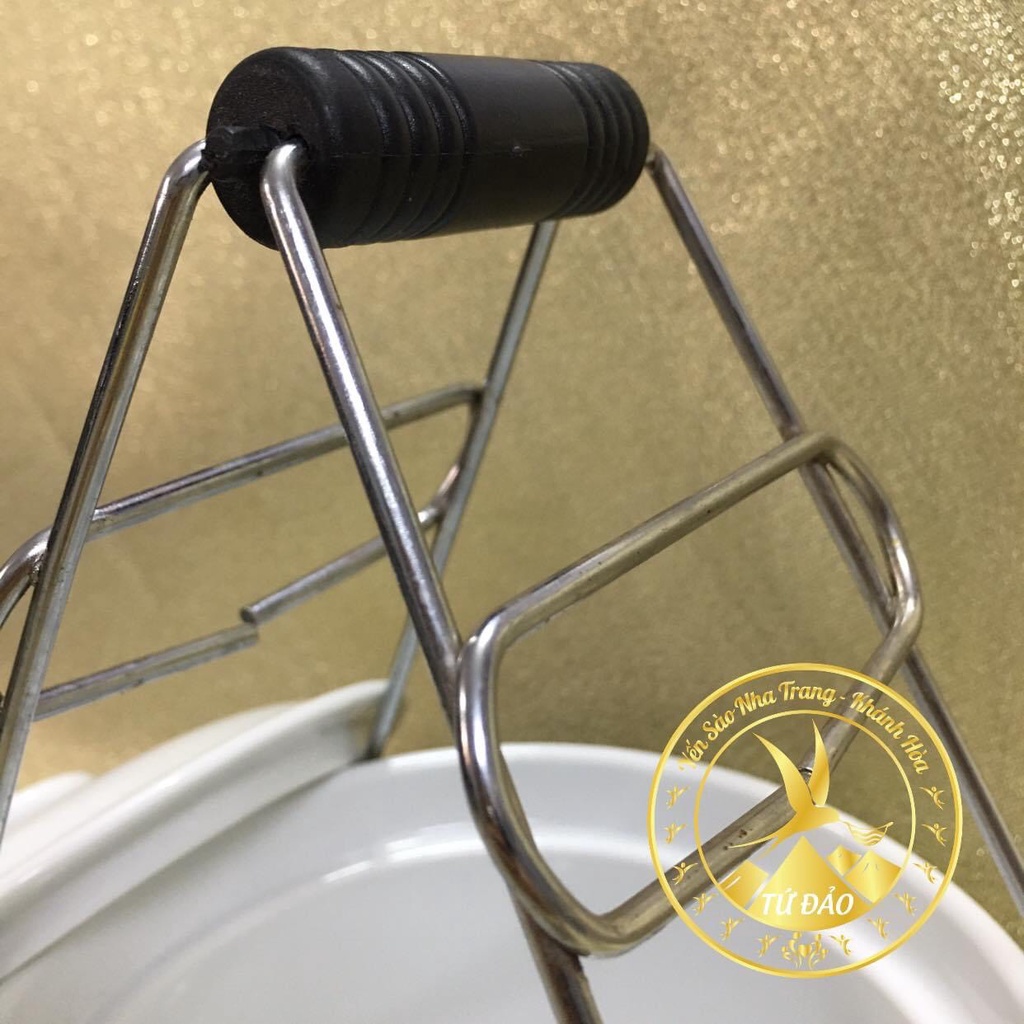 Thố sứ 450ml kèm gắp inox chống bỏng và nguyên liệu chưng yến 5 món caocấp Đường phèn Hạt chia Úc Táo đỏ Long nhãn Kỷ tử | BigBuy360 - bigbuy360.vn