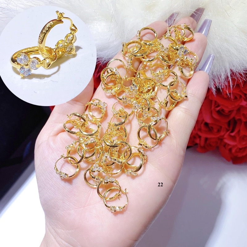 Bông tai cho bé yêu. hàng gold 10ka.ra