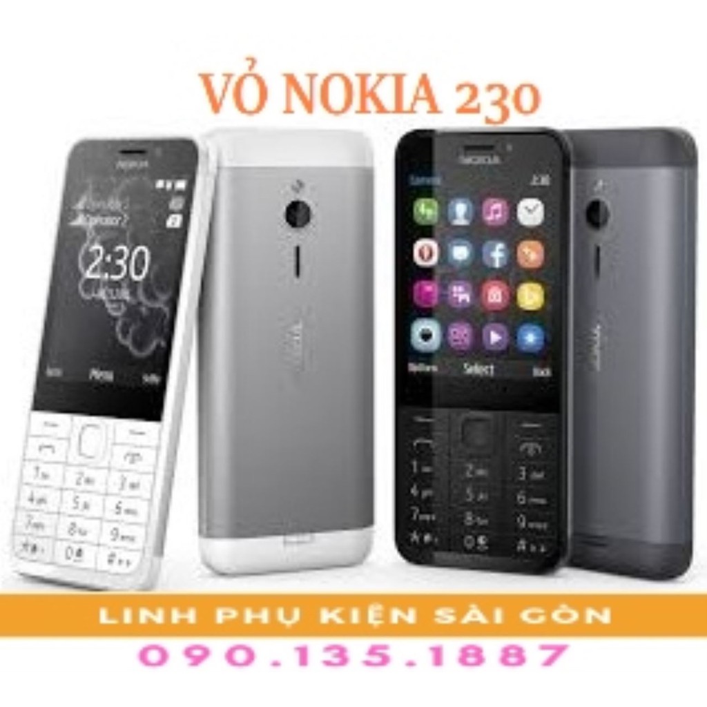 VỎ NOKIA 230 KHÔNG PHÍM KHÔNG SƯỜN