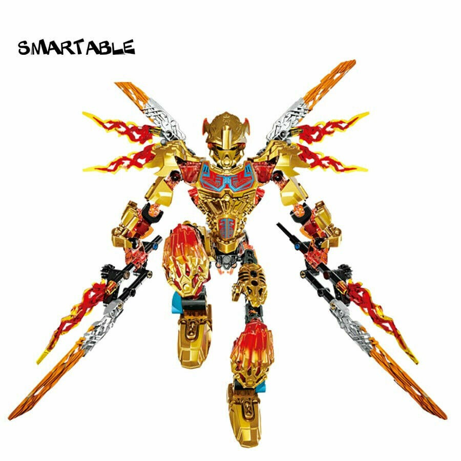 Đồ chơi lắp ráp KSZ Bionicle 612-4 Tahu &amp; Ikir Fire Unity Set kết hợp của 609-4 và 611-1 chất liệu nhựa ABS New4all