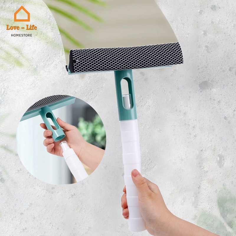 Bàn Chải Lau Kính Hai Mặt Màu Sắc Ngẫu Nhiên Tiện Dụng