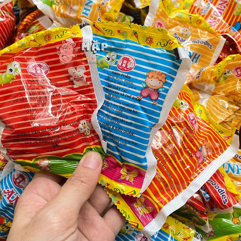 Bimbim Mỳ Tôm An Bình Snack Noodles - Snack Mì Trẻ Em