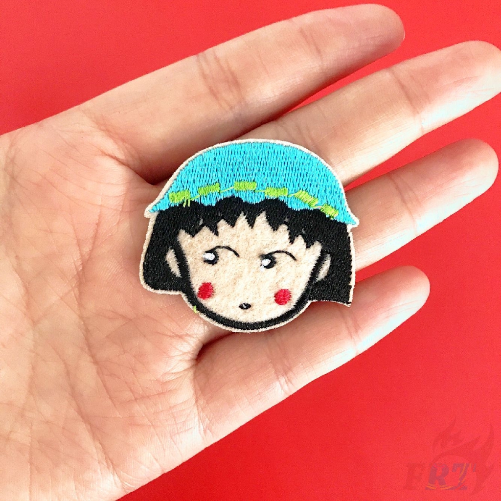 Miếng vá ủi/may DIY hình cô bé Maruko chibi dễ thương