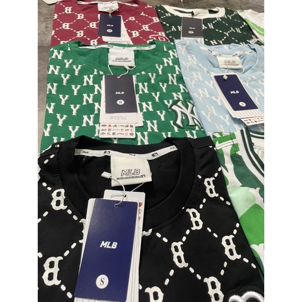 Áo Phông Unisex In Logo Toàn Áo Monogram Chất Cotton 100% Mịn Mát