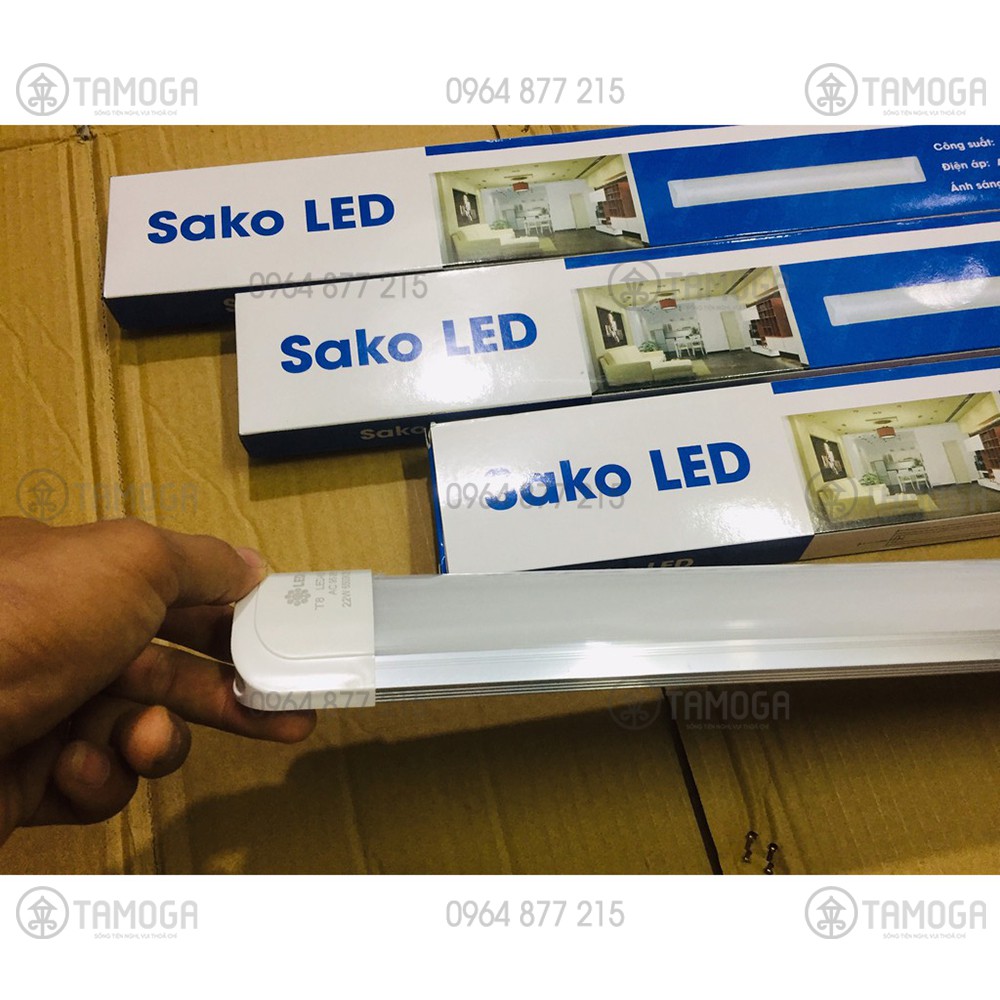 Đèn tuýp Led bán nguyệt đầu vuông Sako Led 22W - 0.6mét TAMOGA BD 6022