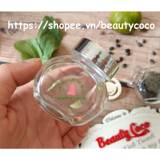 Hũ Thủy Tinh Nghiêng 50ml Đựng Mỹ Phẩm Các Loại Hạt Gia Vị Mật Ong