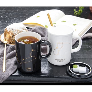Cốc sứ 12 cung hoàng đạo siêu xinh, cốc uống cà phê 12 cung hoàng đạo