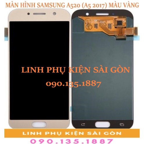 MÀN HÌNH SAMSUNG A520 - A5 2017 MÀU VÀNG