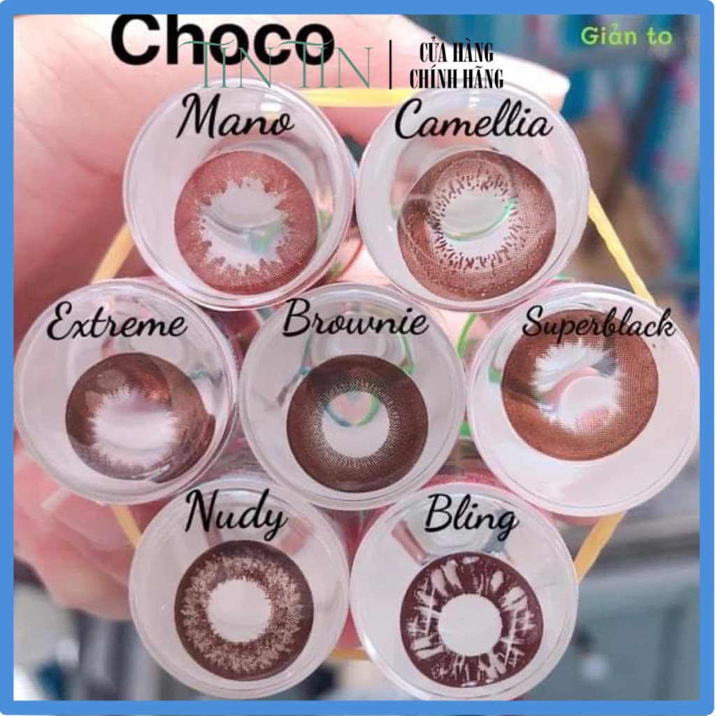 Lens Nâu Choco tự nhiên hot 2020- Cam Kết Chính Hãng