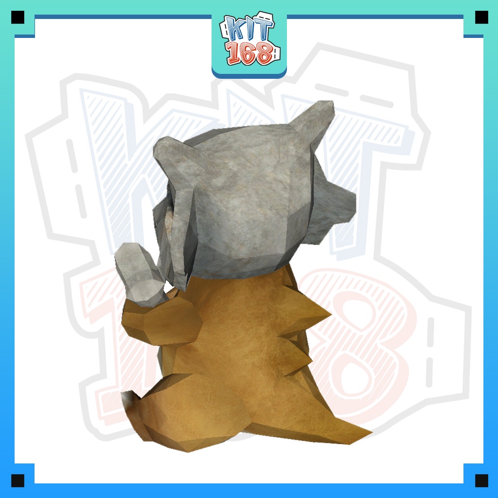 Mô hình giấy Pokemon Cubone