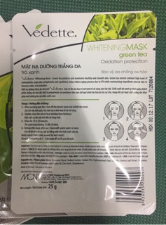 Mặt nạ dưỡng da Vedette