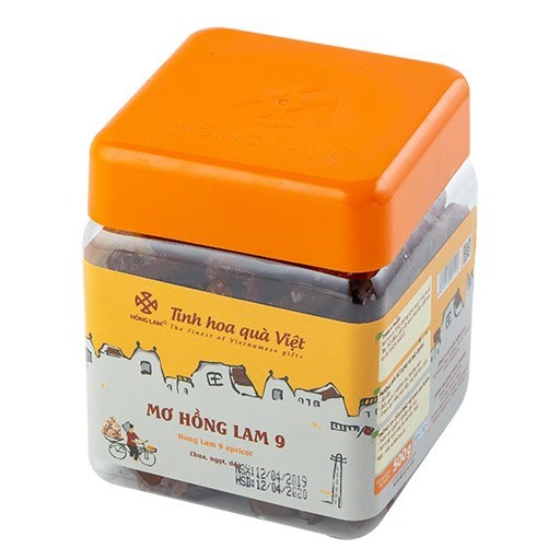 Ô Mai (Xí Muội) Mơ Hồng Lam 9 - Vị Chua Ngọt Dẻo - Hộp (200g, 300g, 500g)