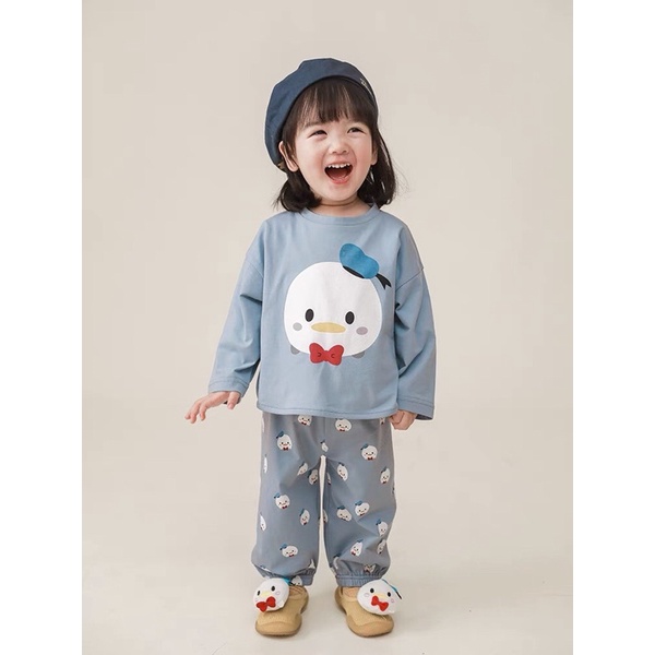 [Thu 2021] Set bộ bé trai gai hoạt hình chất liêu tici xịn sò phù hợp cho các bé size 7-17kg