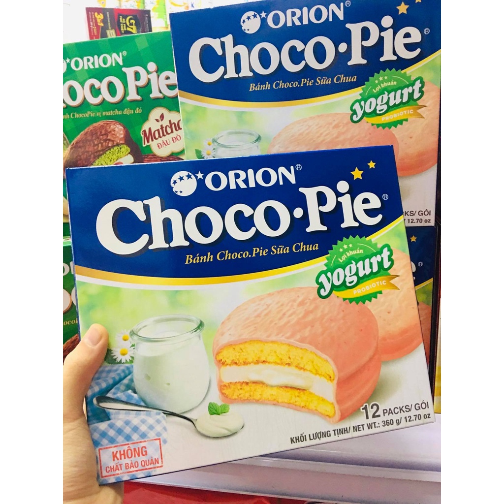 CHOCOPIE ORION ĐỦ VỊ - MỚI, HỘP 12P