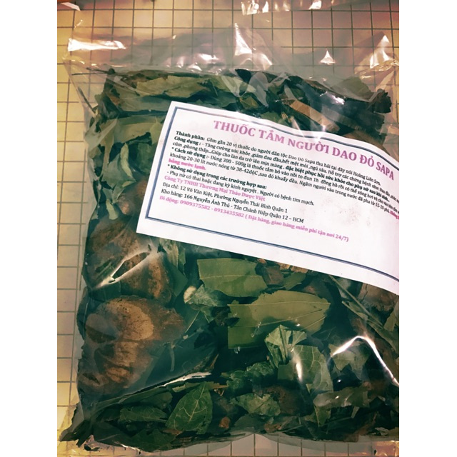 1kg Lá tắm người Dao đỏ Sapa dùng được 2-3 lần tắm