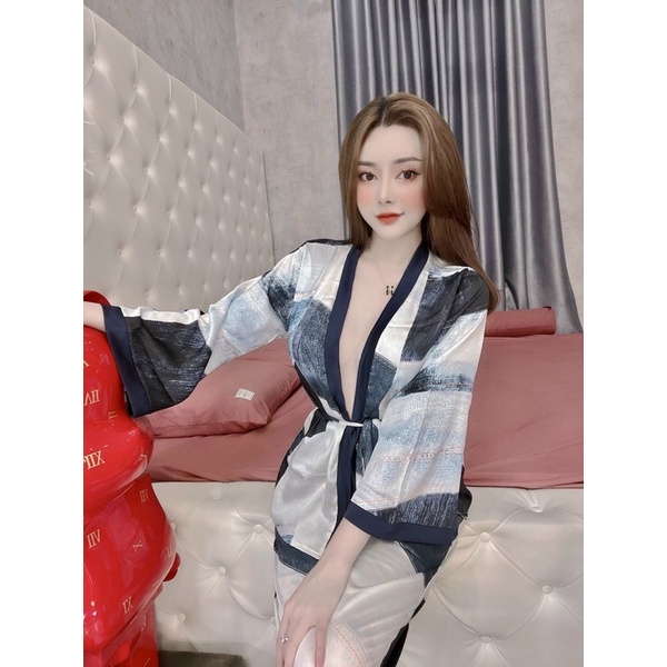 KIMONO TAY DÀI CHANH XẢ | BigBuy360 - bigbuy360.vn