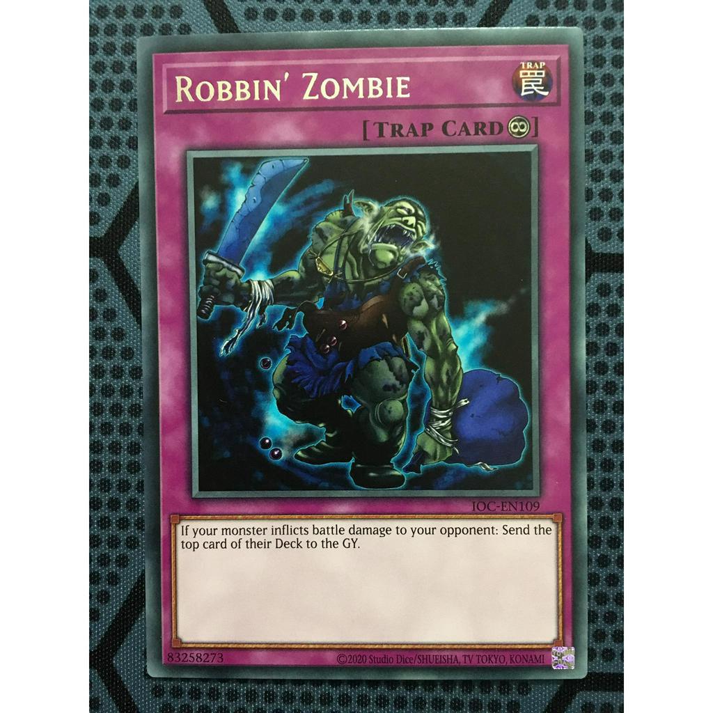 Bài yugioh thời đầu duel monster - Robbin' Zombie - IOC-EN109 - Rare Unlimited