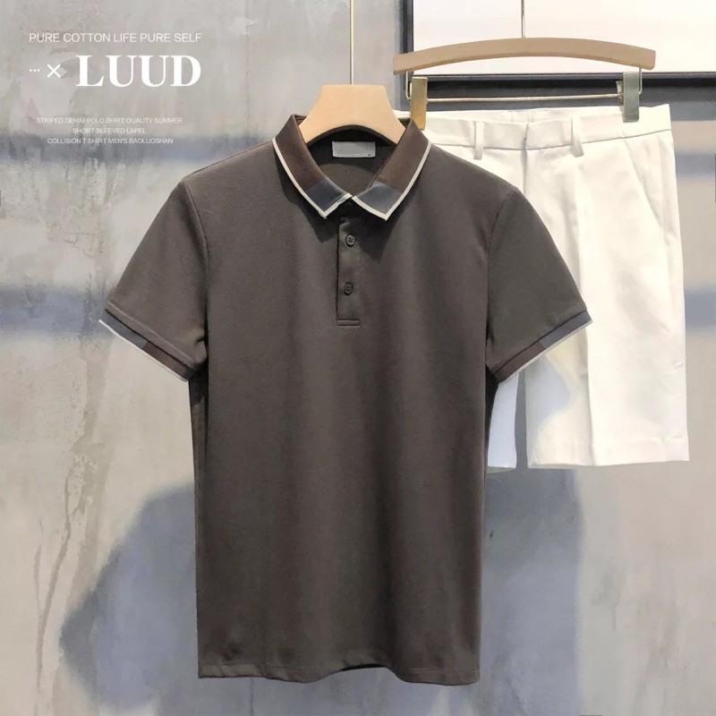 Áo Polo nam cổ bẻ phối vải cá sấu Cotton xuất xịn,chuẩn form,sang trọng-lịch lãm ELEGANt | BigBuy360 - bigbuy360.vn