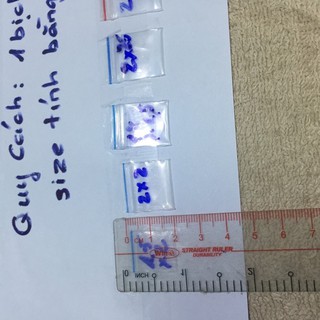 Túi zip nhỏ 100 túi 1 size