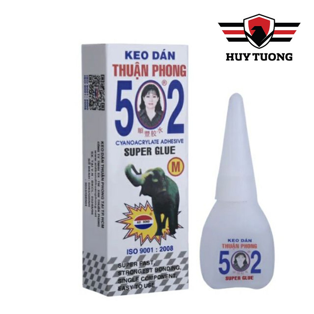 Bộ 4 tuýp keo dán sắt , gỗ ,... đa năng 502 20g - Huy Tưởng