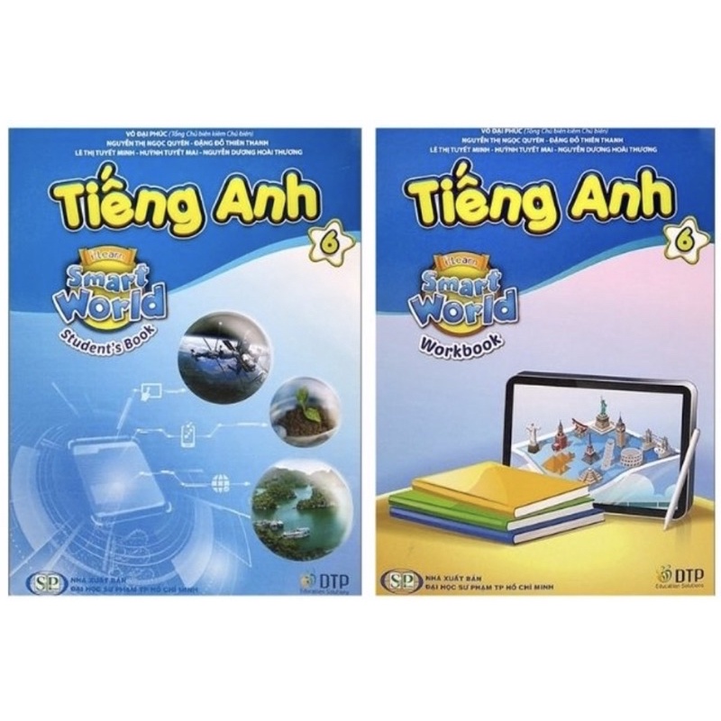 Sách - (Combo 2 cuốn) Tiếng Anh 6 I-Learn Smart World