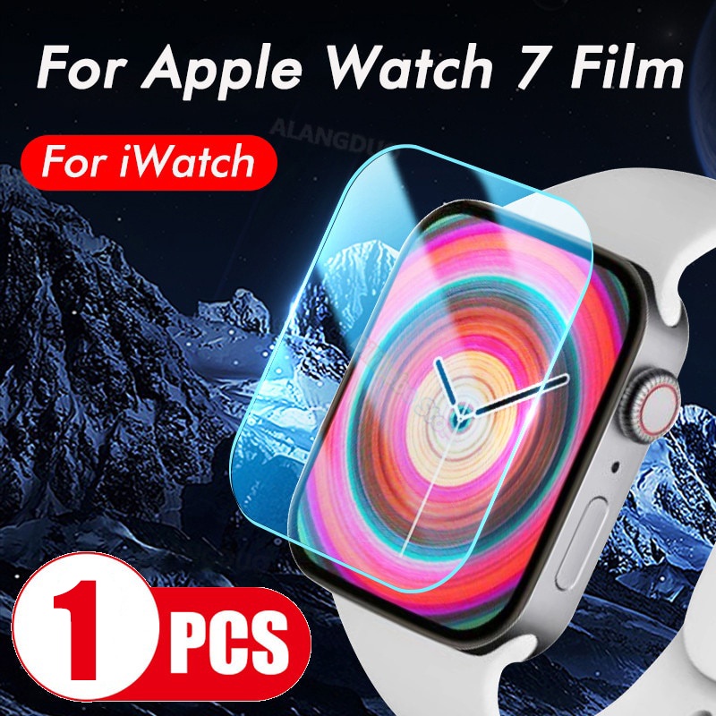 Mềm Kính Cường Lực Bảo Vệ Màn Hình Đồng Hồ apple watch ultra 9 8 7 49mm 45mm 41mm ultra2 6 5 4 3 2 1 44mm 42mm 40mm 38mm