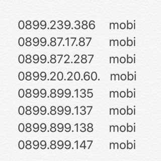 Sim số đẹp mobi khuyến mãi đồng giá 1200k/sim