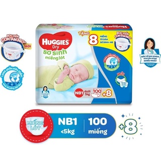 Miếng lót huggies nb1 100 miếng