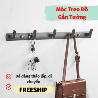 Móc Treo Quần Áo, Móc Treo Đồ Gắn Tường Không Gỉ Đa Năng IKA.HOME