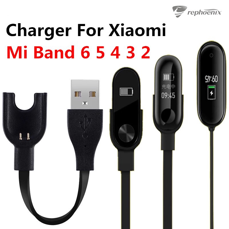 Dây cáp sạc USB cho đồng hồ thông minh Xiaomi Mi Band 6 5 4 3 2 M6
