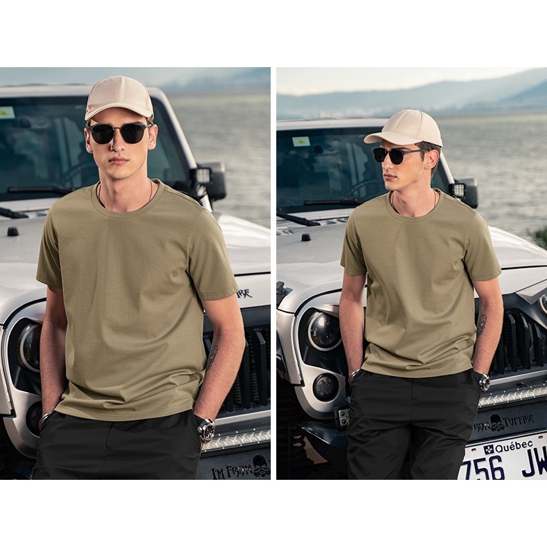 "Stitchintime Factory Direct Sales" Short-sleeved T-shirt Tee Large size top Loose T-shirt Durable and non-deformable Men and women same style Spot