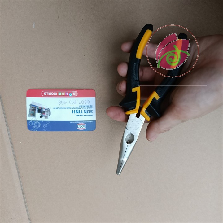 Kìm kềm nhọn mũi công 6inch 160mm Bent Nose Pliers TOLSEN 10008