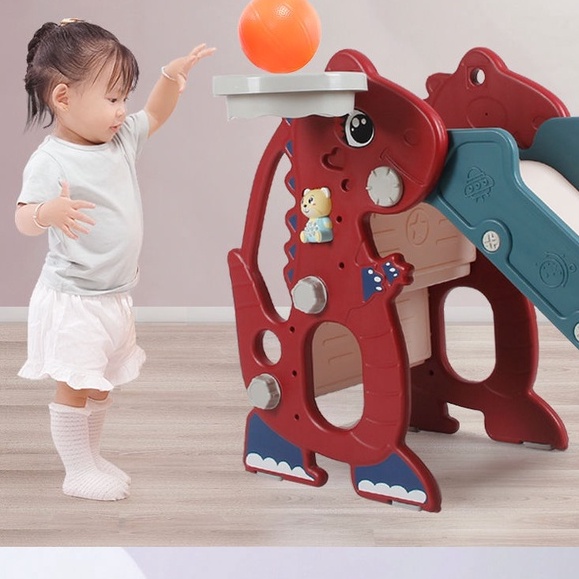 CẦU TRƯỢT CHO BÉ MẪU HỒ LY, MẪU NAI, MẪU NGỰA POLY, MẪU ROBOT CHỊU LỰC SIÊU BÊN