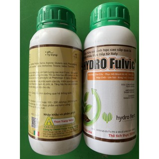 Hydro Fulvic chai 500ml - hydro fuvic chuyên dùng cho thanh long giai đoạn tạo màu
