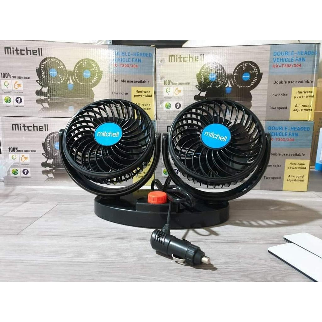 Quat mini trên xe ôtô 12v-24v,quạt 24v xe tải, xoay 360 Độ công suất lớn,bàn làm việc thông minh.