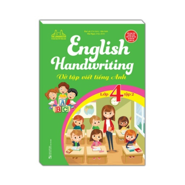Sách - Combo English Handwriting - Vở tập viết tiếng anh lớp 4 (2 tập )