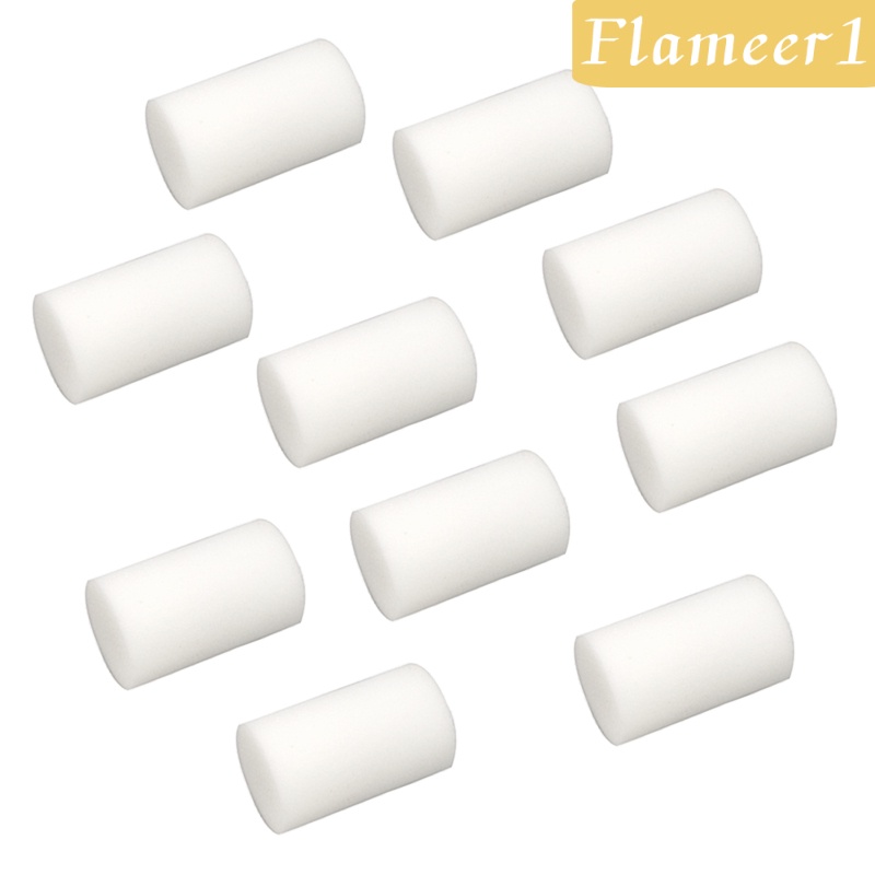 1  Set 10 Cây Lăn Sơn Mini 6cm Màu Trắng