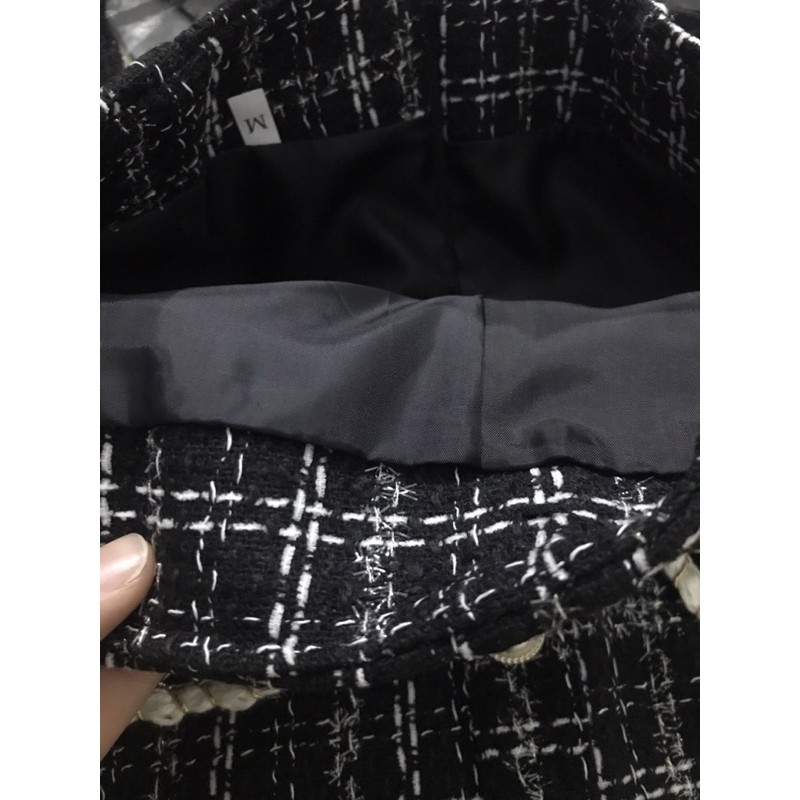 Chân váy dạ Tweed 2 túi | BigBuy360 - bigbuy360.vn
