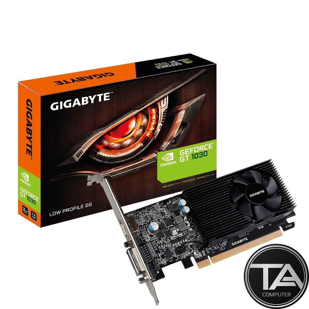 Card Màn Hình GigaByte GT-1030 2GB Lowprofile Cho Case Đồng Bộ.