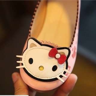 giày lười hello kitty màu trắng cho bé