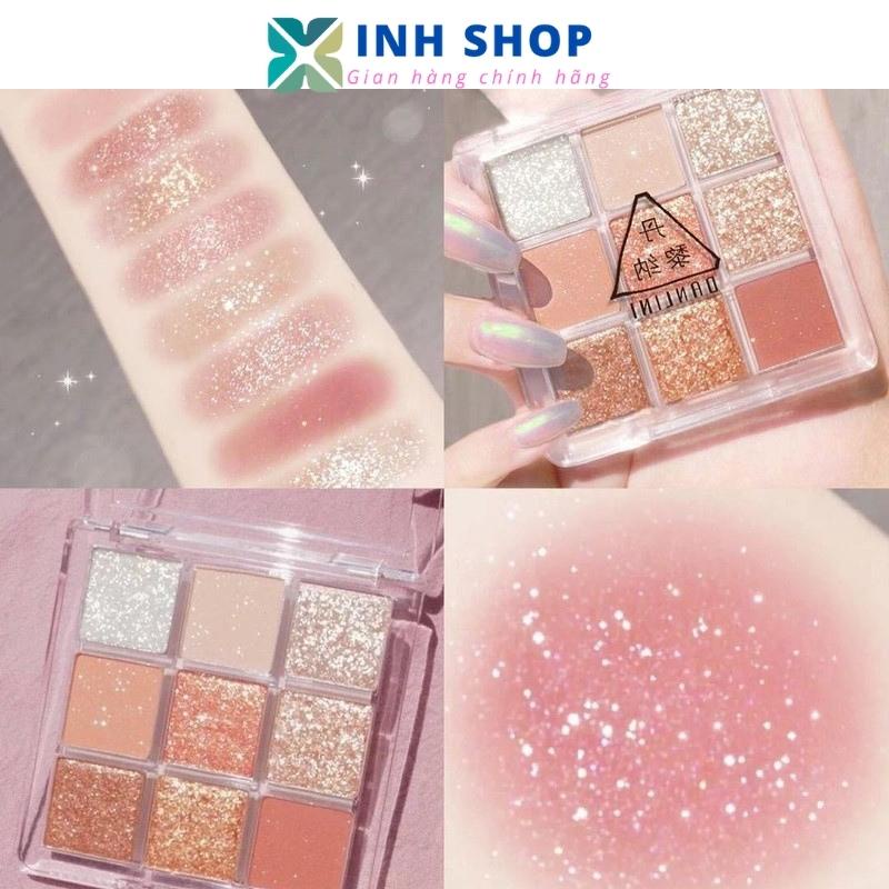 Phấn Mắt Danlina 9 Màu Ánh Kim Tuyến Lấp Lánh PM 82
