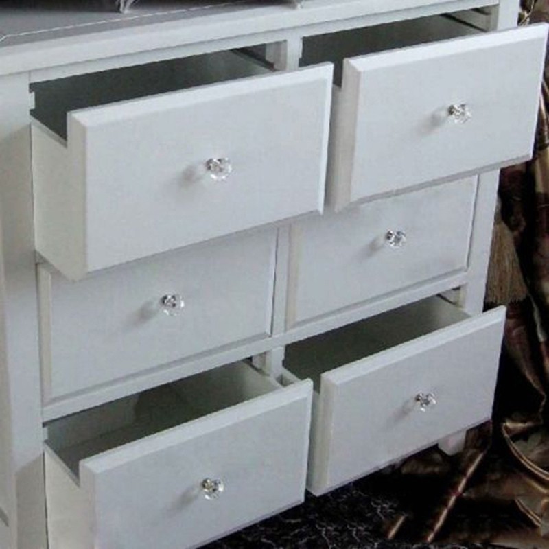 Set 10 Tay Nắm Cửa Kính / Ngăn Kéo Tủ Hình Viên Kim Cương Pha Lê
