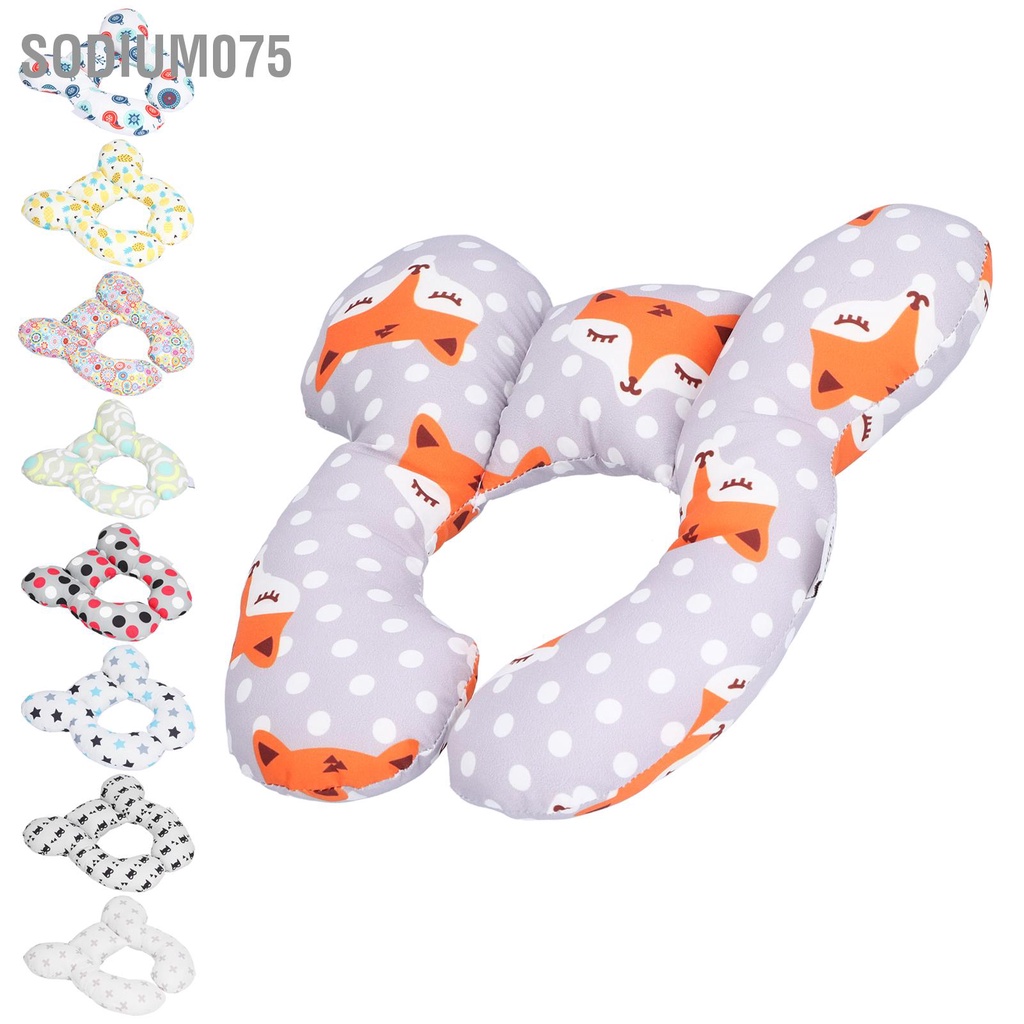 Gối cổ trẻ em siêu mềm U ‑ hỗ trợ đầu định hình cho đi du lịch ghế ô tô Sodium075