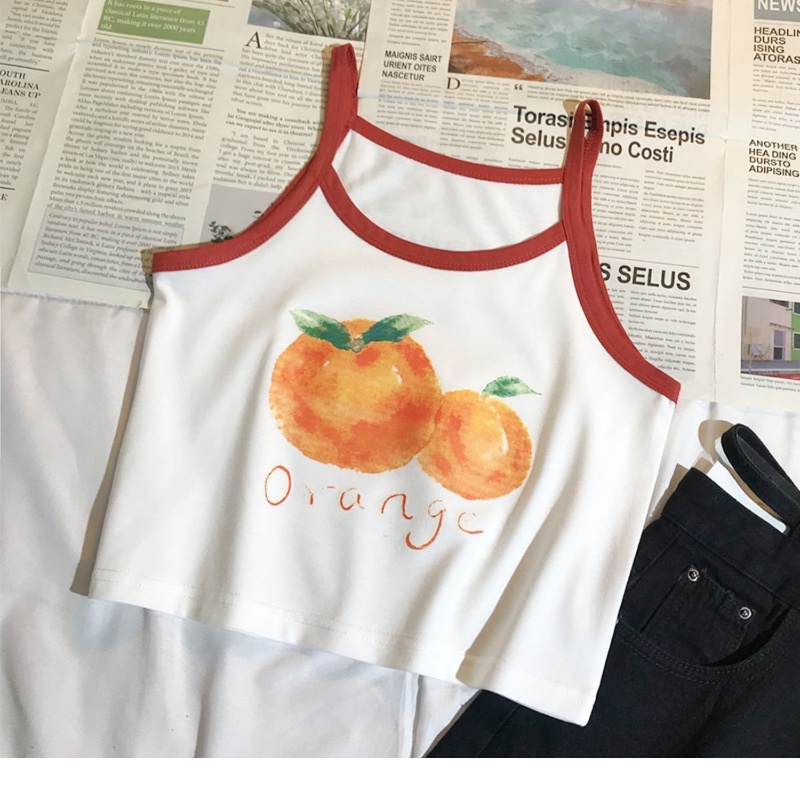 COZOK Áo Tank Top Không Tay In Họa Tiết Thời Trang