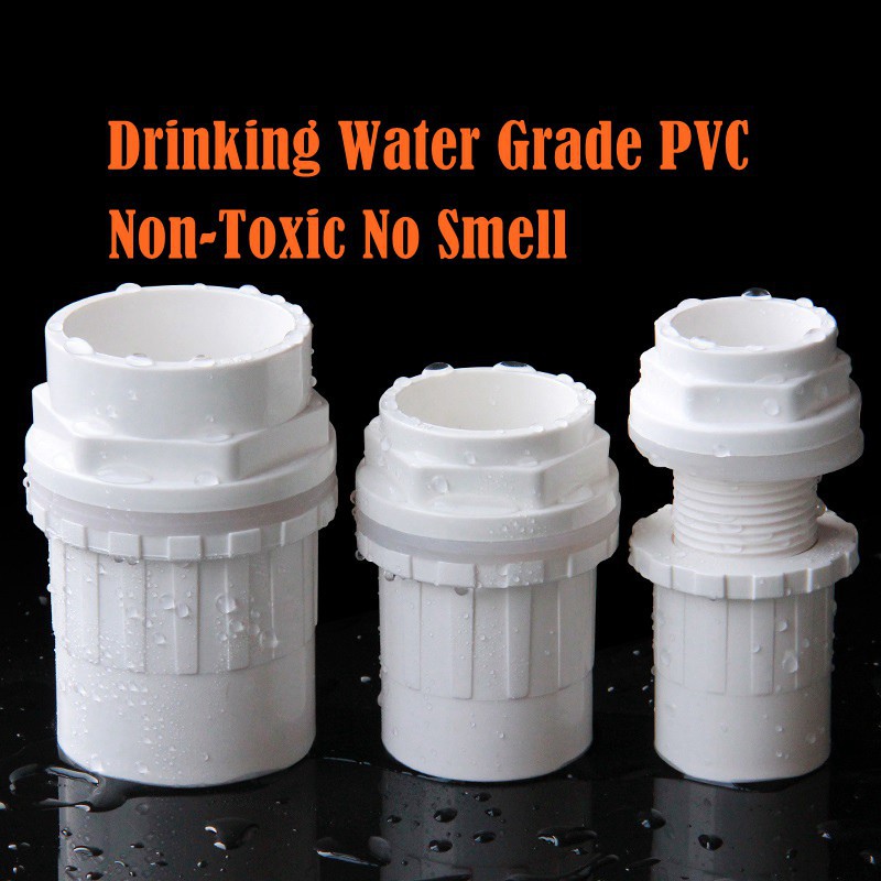 Đầu nối ống nước kích thước 20mm - 50mm chuyên dụng cho bể cá cảnh