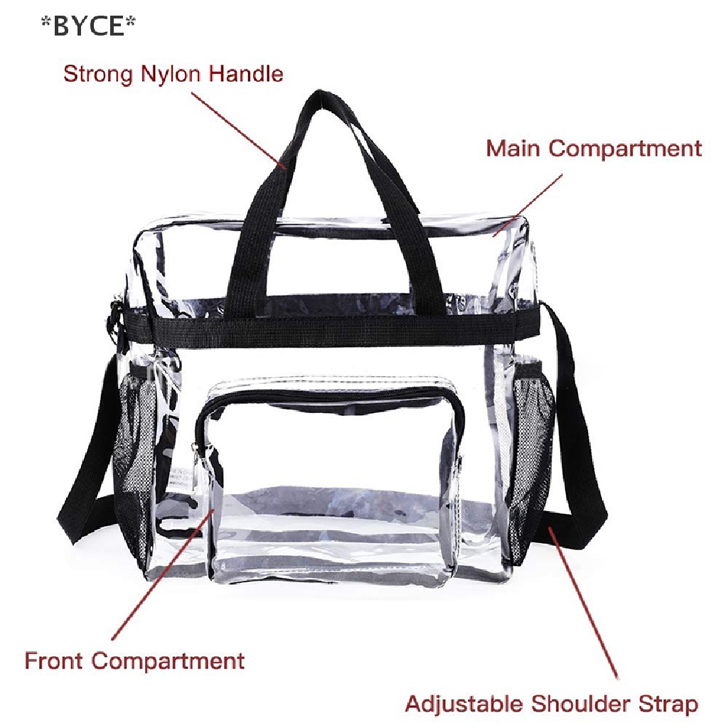 Túi Tote Đeo Vai / Xách Tay Trong Suốt Nhỏ Gọn Cho Nữ