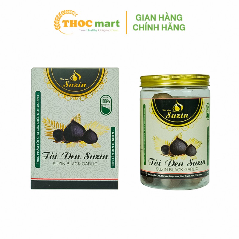 [ THOCmart.vn ] Tỏi Đen cô đơn Suzin lên men tự nhiên 100% thực phẩm cho sức khỏe mọi gia đình